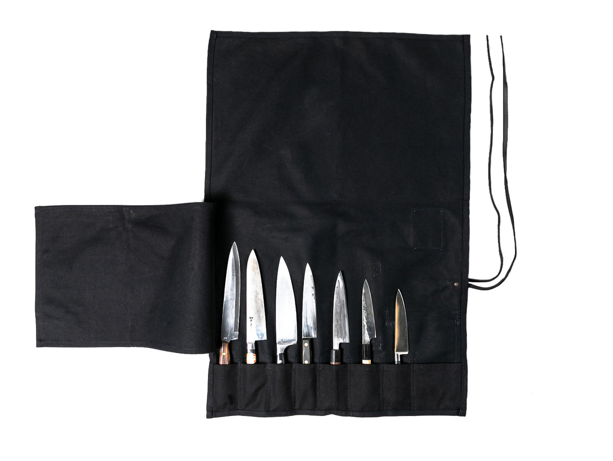 Canvas Knife Roll Pine Green Mi Cocina MI COCINA / UBIIND