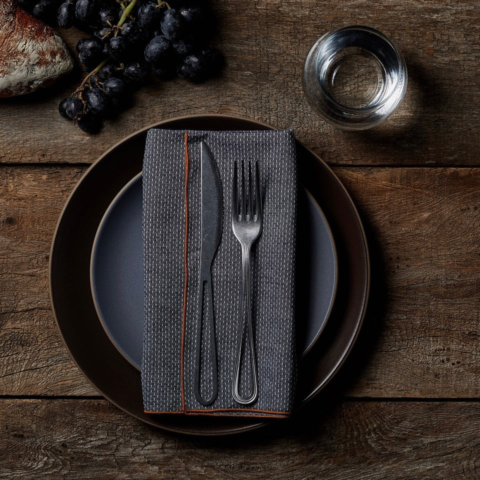 DOBBY CHAMBRAY NAPKINS - THE O&