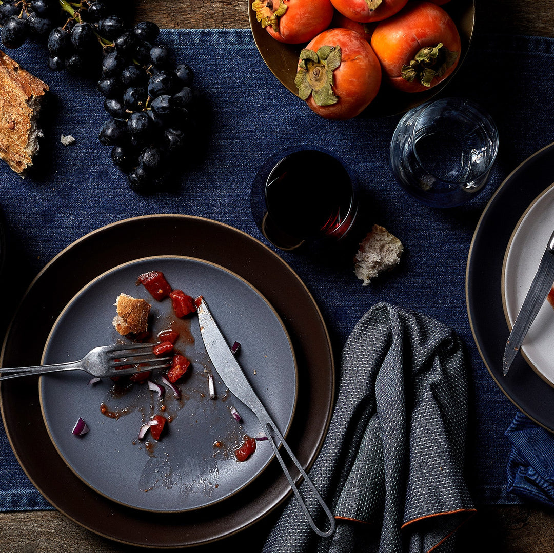 DOBBY CHAMBRAY NAPKINS - THE O&