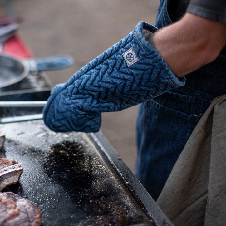 EL HERRINGBONE OVEN MITT (LARGE)