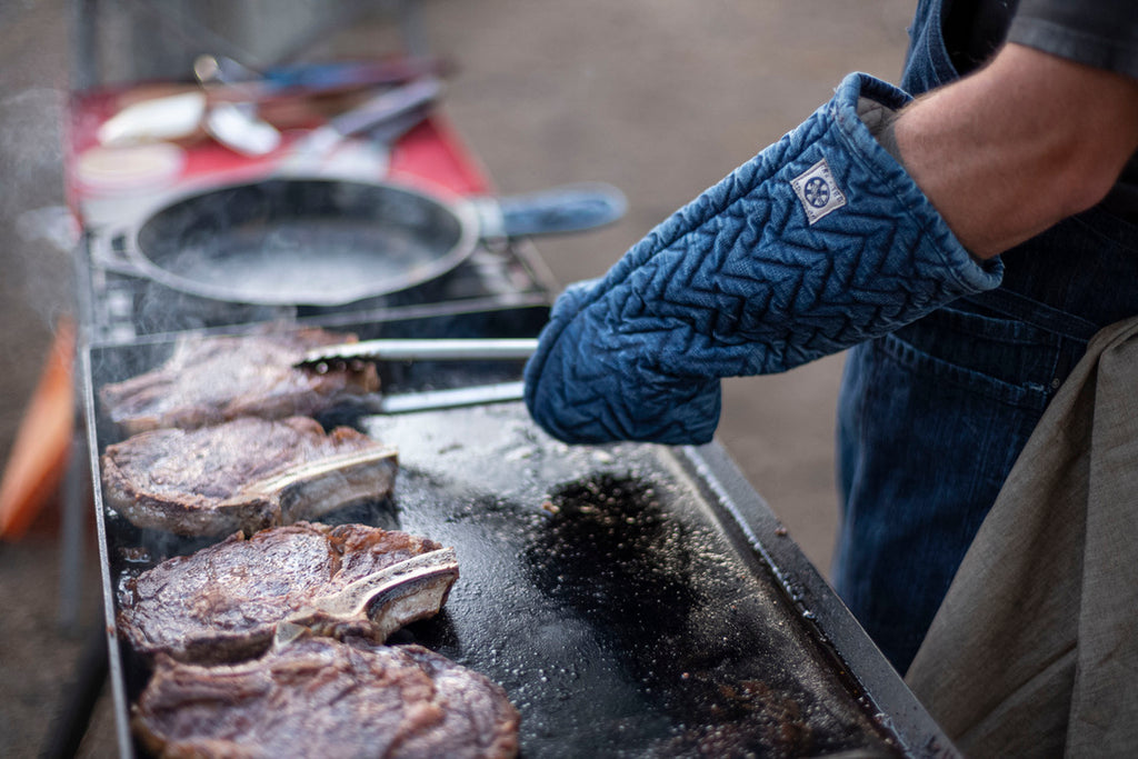 EL HERRINGBONE OVEN MITT (LARGE)