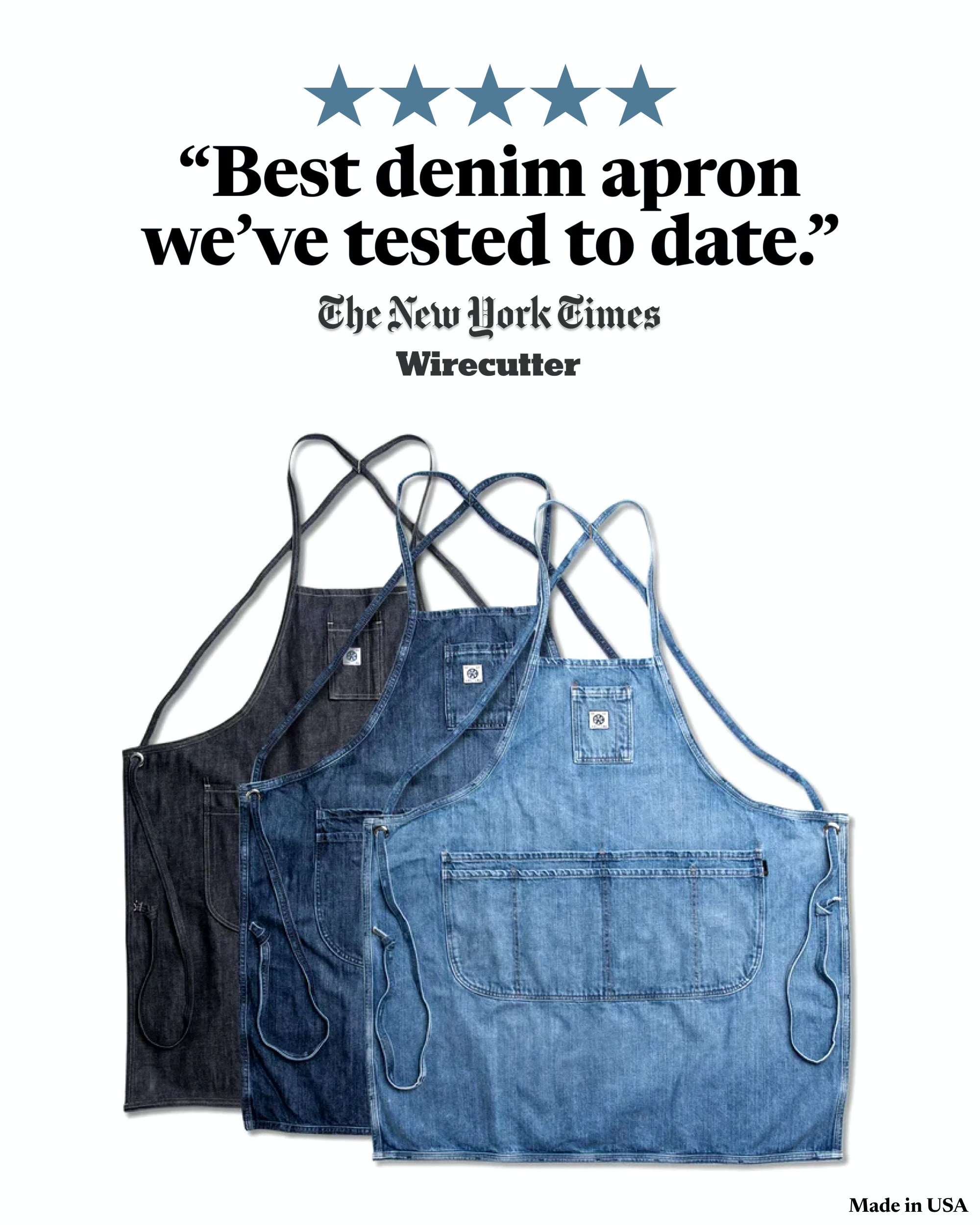 The Denim Classic Apron | Mi Cocina Black The Denim Classic Apron | Mi Cocina Black