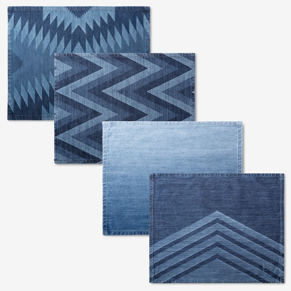 BUNDLE - FOUR DENIM PLACEMATS