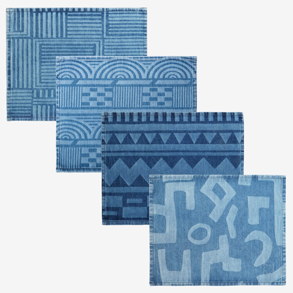 BUNDLE - FOUR DENIM PLACEMATS
