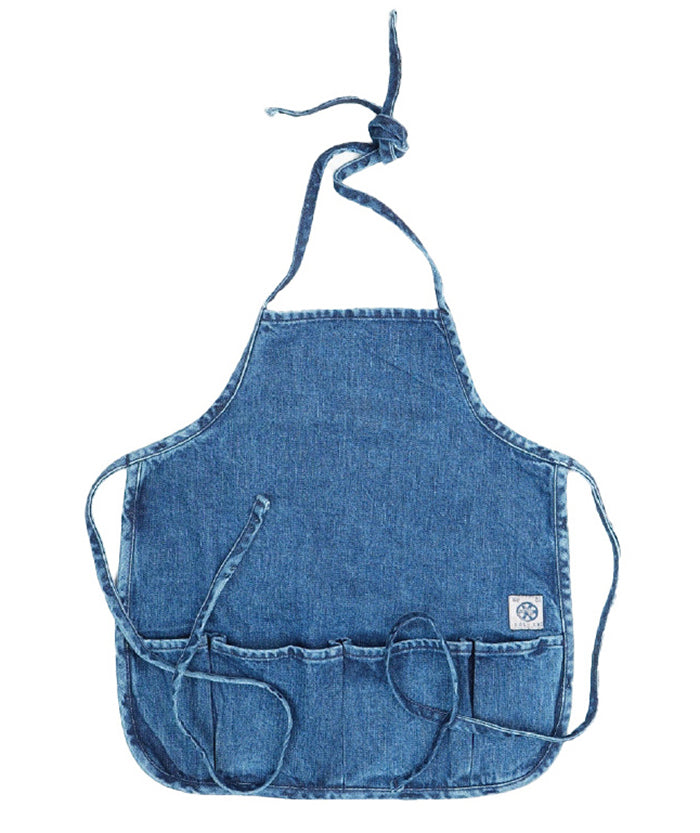 Blue Denim and Leather Apron With Three Pockets Unisex Removable Straps  Embrodiered Apron Apron With Custom Logo Sizes: XS to XXXL - Etsy