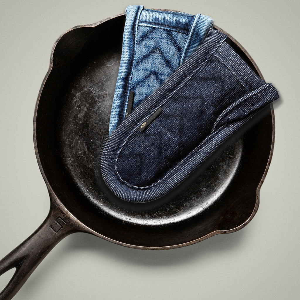 HERRINGBONE PAN HANDLE HOLDER