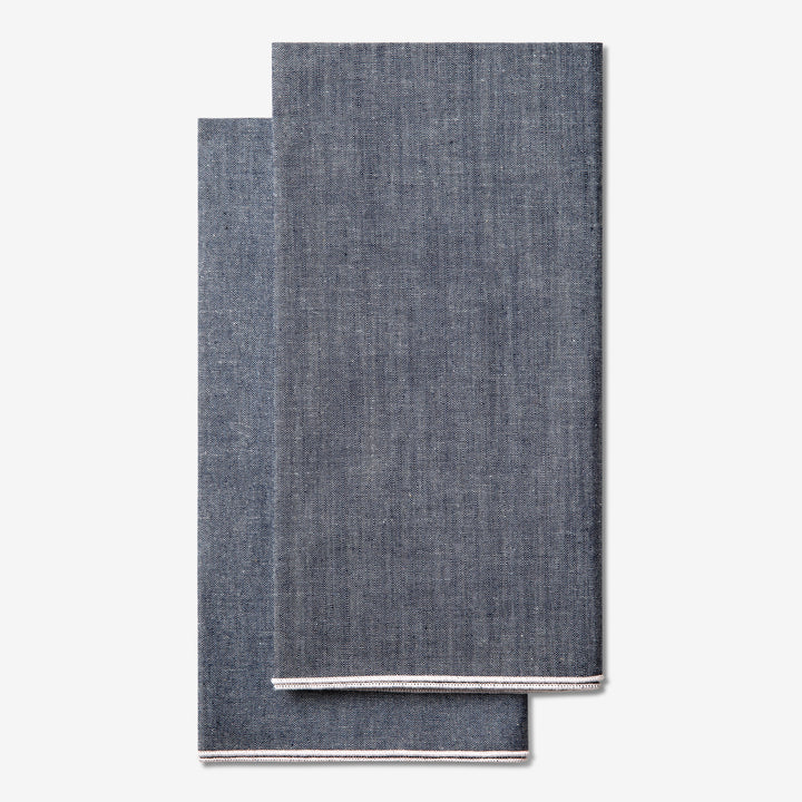 CHAMBRAY NAPKIN MERROW EDGE