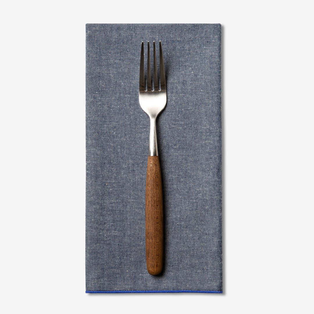 CHAMBRAY NAPKIN MERROW EDGE